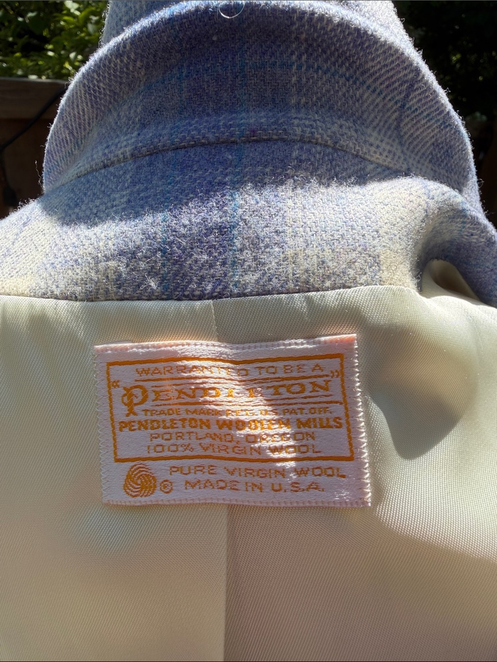 Vintage Pendleton Wool Plaid Blazer - Picture 11 of 12